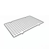 رف ثلاجة استيل اسود 25.5×40 سم