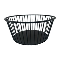 سلة خبز حديد اسود 23سم