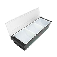 علب تخزين بهارات 3 خانات بلاستيك