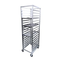 ترولي المنيوم 18 رف صواني 60x40 سم