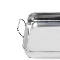 صينية استيل بيد 23x17 سم