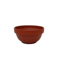 زبدية تقديم فخار دائرية 6×12 سم