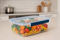 صندوق تخزين بلاستيك بقفل 27×19×10 سم