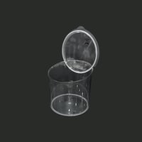 صندوق مكسرات اكريلك شفاف دائري 25 سم