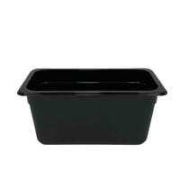 صواني اكريلك اسود عمق 6.5 سم (1/3)