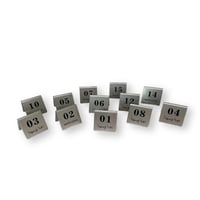 ارقام طاولات استيل 1 - 15