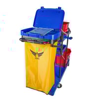 ترولي وعربية نظافة متعددة الخانات