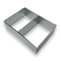 قالب كيك متحرك استيل مستطيل