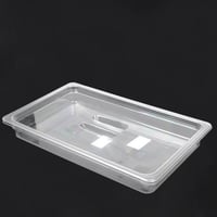 صواني شفاف مع غطاء عمق 15 سم