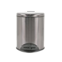 سلة قمامة استيل بدعسة 10 لتر