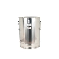 سطل تخزين استيل بغطاء 50 سم