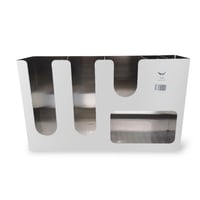 حامل اكواب ومصاصات استيل متعدد الخانات