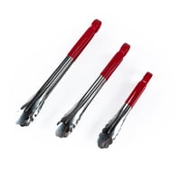 ملقاط طعام استيل احمر ( 3 مقاسات )