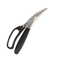 مقص دجاج وطعام مقبض اسود