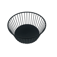 سلة خبز حديد اسود 23سم