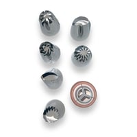 طقم بلابل تزيين الكيك 7 قطع