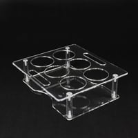 حمالة قوارير وكاسات 6 خانات