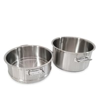 قدر بخار استيل هندي 12*32 سم