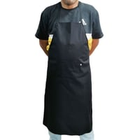 مريلة طبخ قماش مبطن بجلد