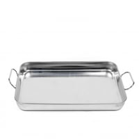 صينية استيل بيد 26x20 سم