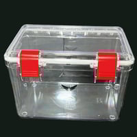 صندوق اكريلك شفاف بقفل 22 لتر