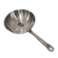 طاوة استيل عميق هندي 24 سم