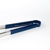 ملقاط طعام استيل ملون مقاس 14