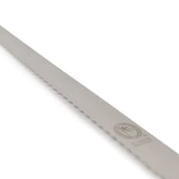 سكين خبز وكيك مشرشر ابيض مقاس 14