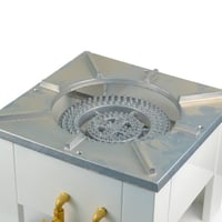 موقد غاز 2 مفتاح كبير