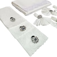 طقم مفارش طاولة 9 قطع