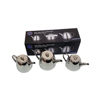 طقم اباريق الشاي استيل 3 قطع