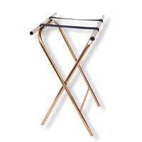 استاند ذهبي للتباسي و الحقائب