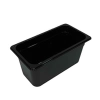 صواني اكريلك اسود عمق 10 سم (1/3)