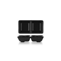 طبق ميلامين صوص مربع 2 خانة