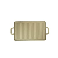 طبق ميلامين تقديم بيج مستطيل 16×26 سم