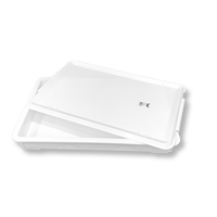 صندوق بلاستيك تخمير العجين 60×40×7 سم