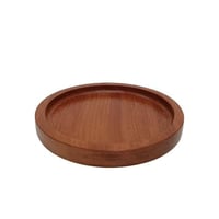 رك تقديم خشب دائري 17 سم