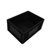 صندوق بلاستيك تخزين اسود 29*17 سم