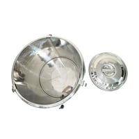 حافظة سوائل استيل بقفل وبزبوز 60 لتر