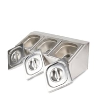 استاند تخزين بهارات استيل 3خانة