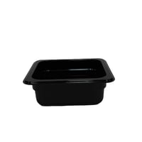 صواني اكريلك اسود عمق 6.5 سم (1/6)