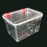 صندوق اكريلك شفاف بقفل 22 لتر