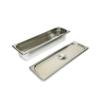 صواني حوض استيل مع الغطاء عمق 15 سم (2/4)