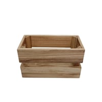 صندوق وسلة خشبية للتخزين والتقديم