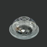 صينية كيك مزخرفة بغطاء اكريلك دائرية