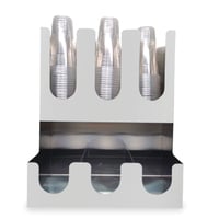 حامل اكواب ومناديل استيل متعدد الخانات