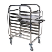 ترولي صواني استيل 8 ارفف