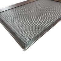 رف وشبك استيل 60×40 سم