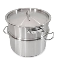 قدر بخار استيل هندي 12*32 سم