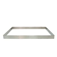 قالب كيك مستطيل استيل ثقيل 38×58×4 سم